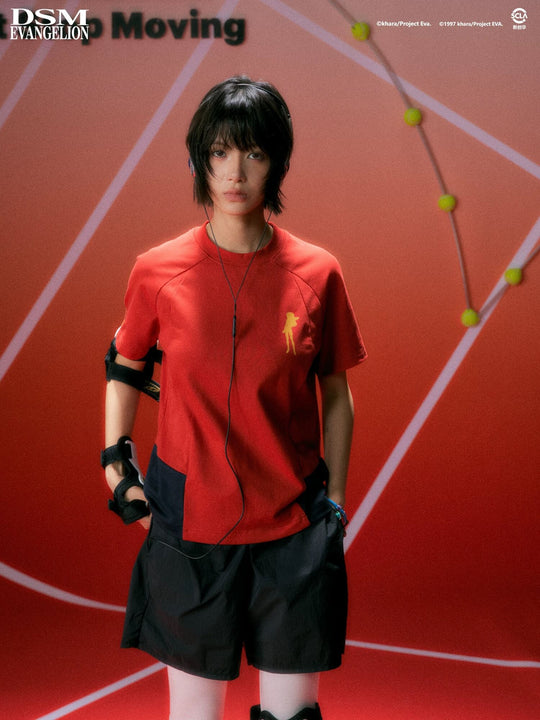 DSM x EVA Plugsuit Inspired Quick Dry Short Sleeve Tee