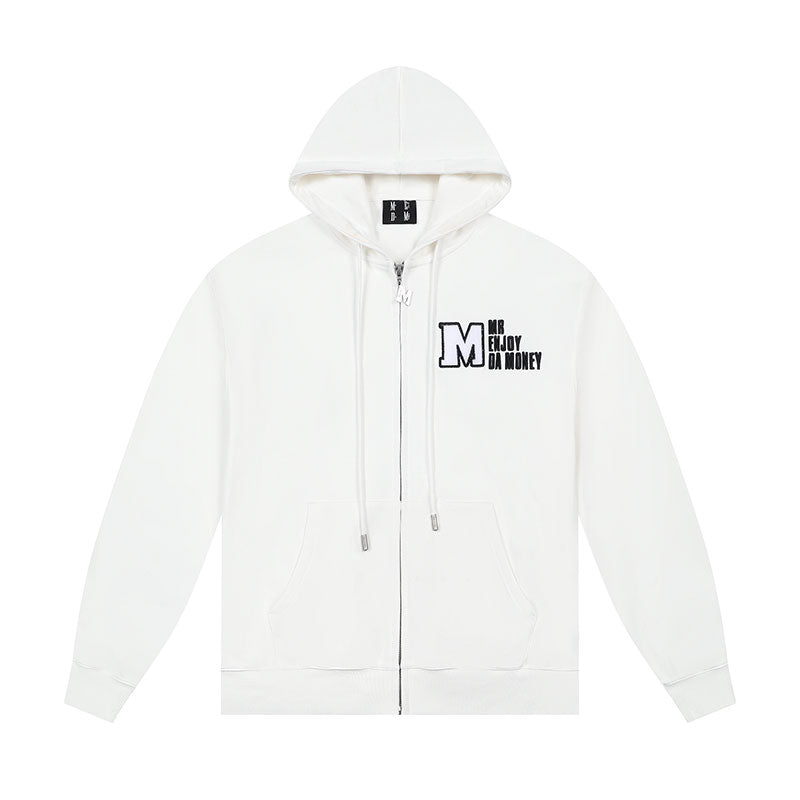 MEDM Velcro Cardigan Zipper Hoodie