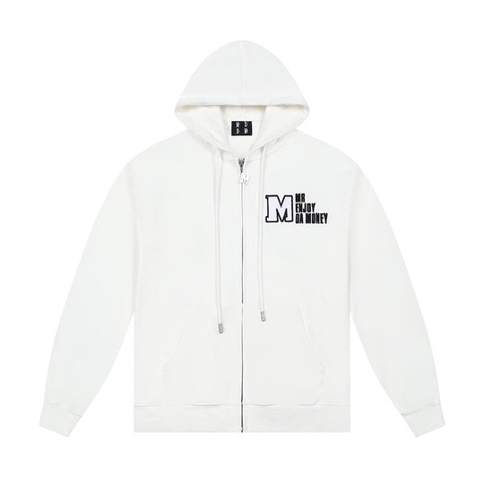 MEDM Velcro Cardigan Zipper Hoodie