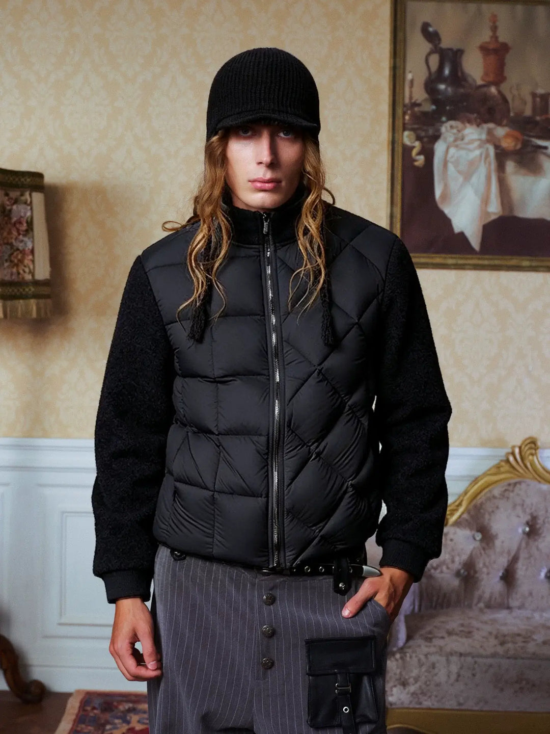 YADcrew Asymmetric Quilted Down Jacket | Face 3 Face
