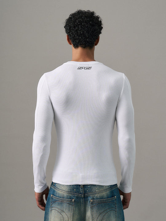 S45 Stretch Fit Basic Long Sleeve Tee | Face 3 Face