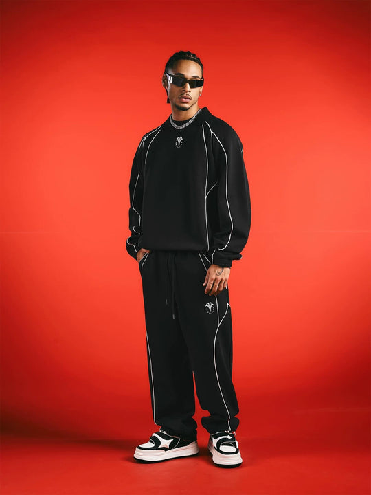 1807 HERE Line Pattern Sweatpants | Face 3 Face