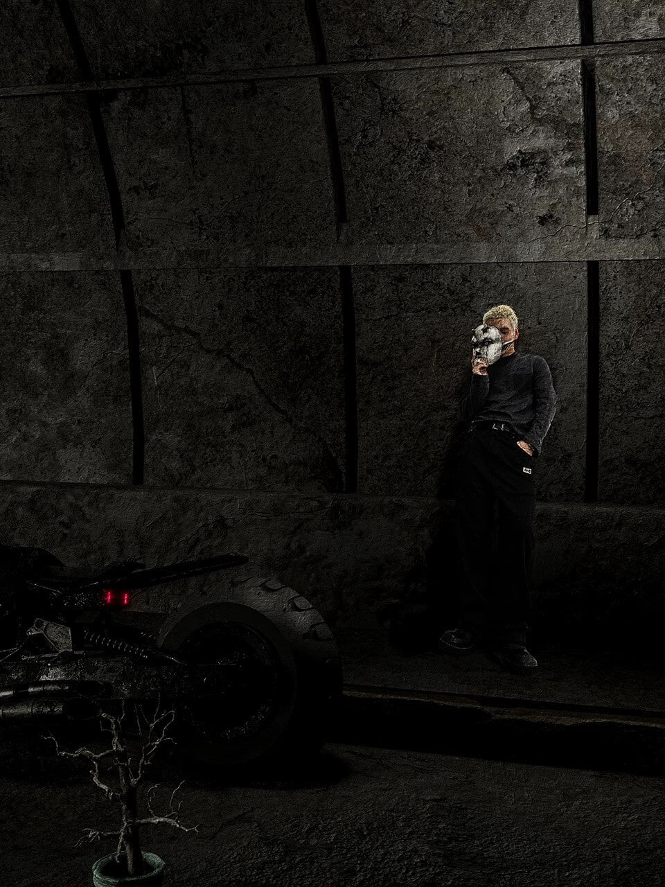 UNDERWATER Devil Embroidered Sweatpants | Face 3 Face