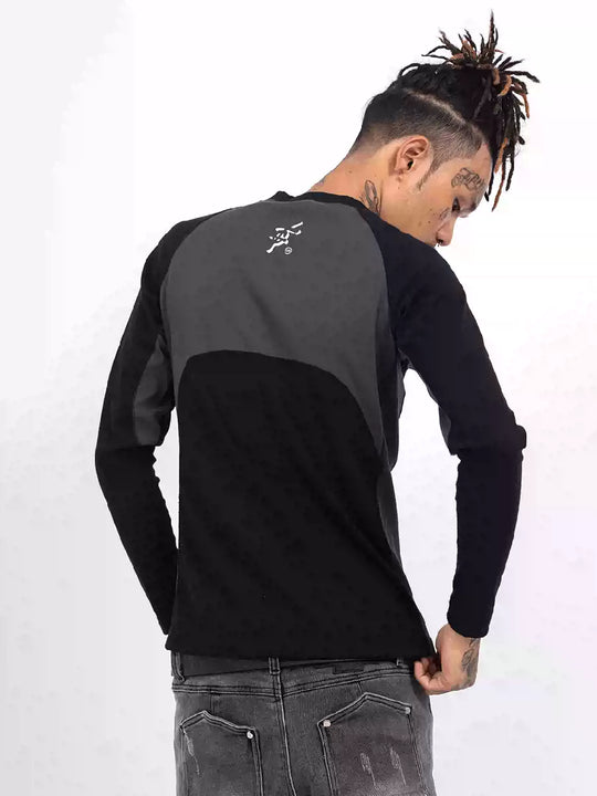 TGFCLUB Slim Fit Logo Print Basic Long Sleeve Tee | Face 3 Face