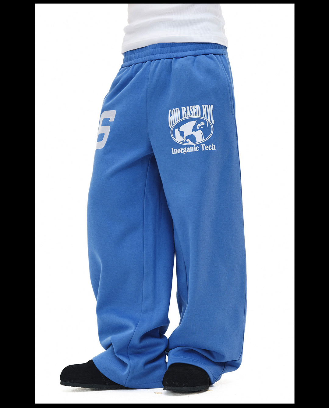 NOVACAM Flocking Print Baggy Sweatpants | Face 3 Face