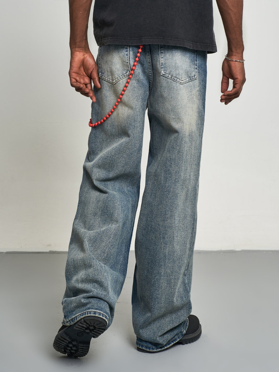 F3F Select Vintage Blue Gradient Washed Jeans | Face 3 Face