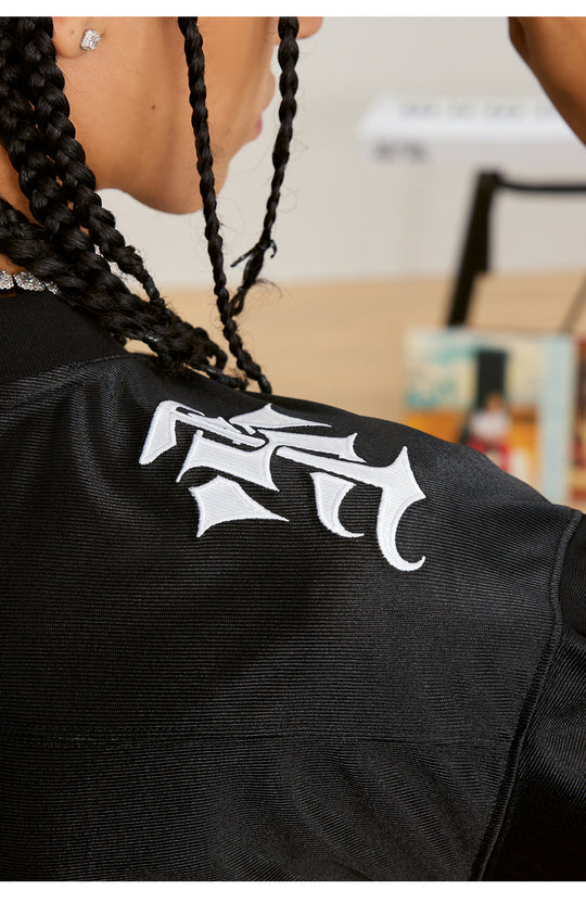 Small Town Kid Rhinestone Embroidered Hockey Jersey | Face 3 Face