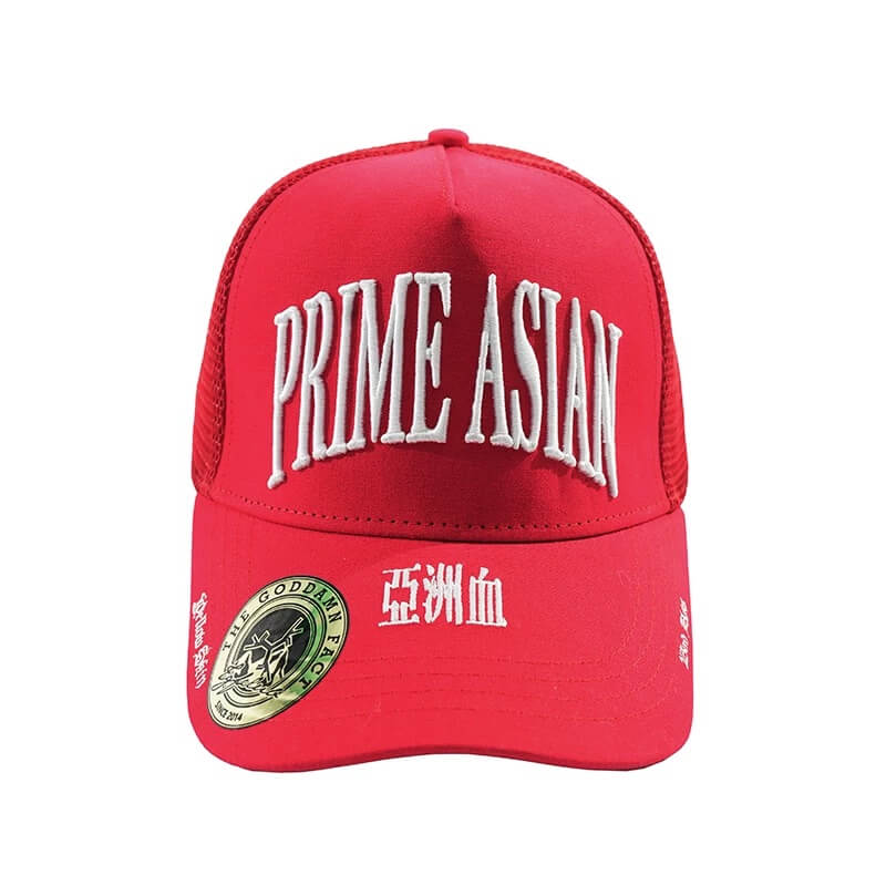 TGFCLUB PRIME ASIAN Embroidered Adjustable Trucker Hat | Face 3 Face