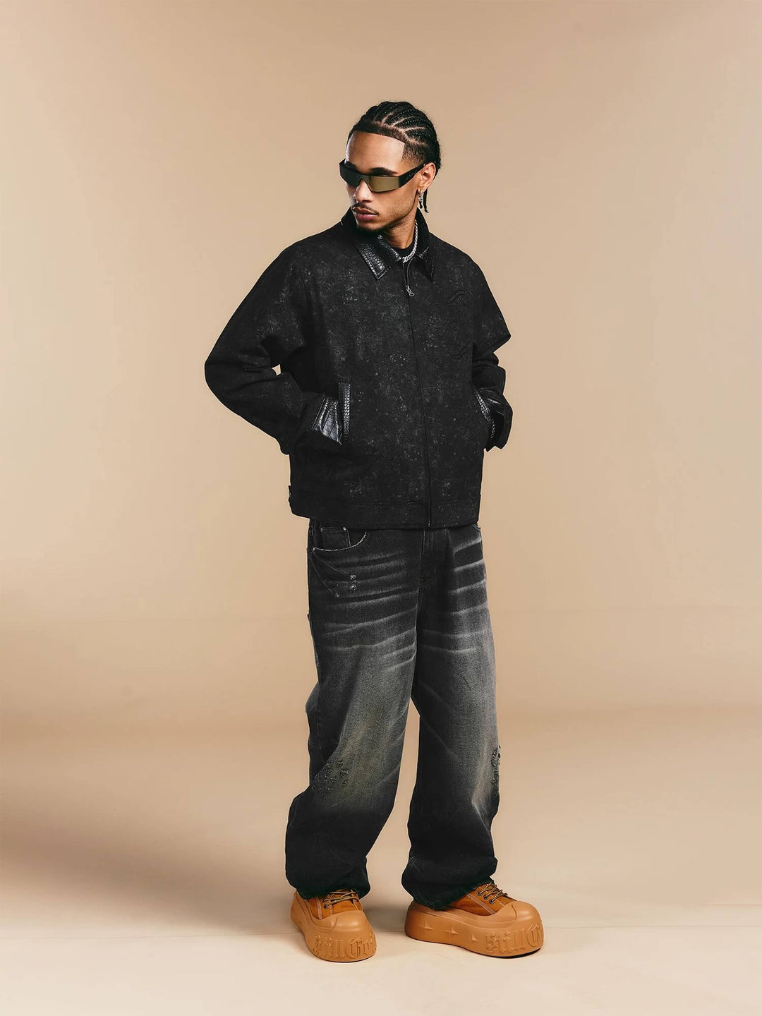 1807 ROLLTHEDICE Chain Stitched Detroit Jacket | Face 3 Face