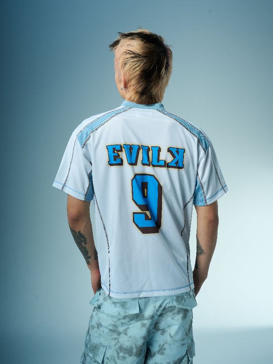EVILKNIGHT(EK) Leopard Print V-neck Soccer Jersey | Face 3 Face