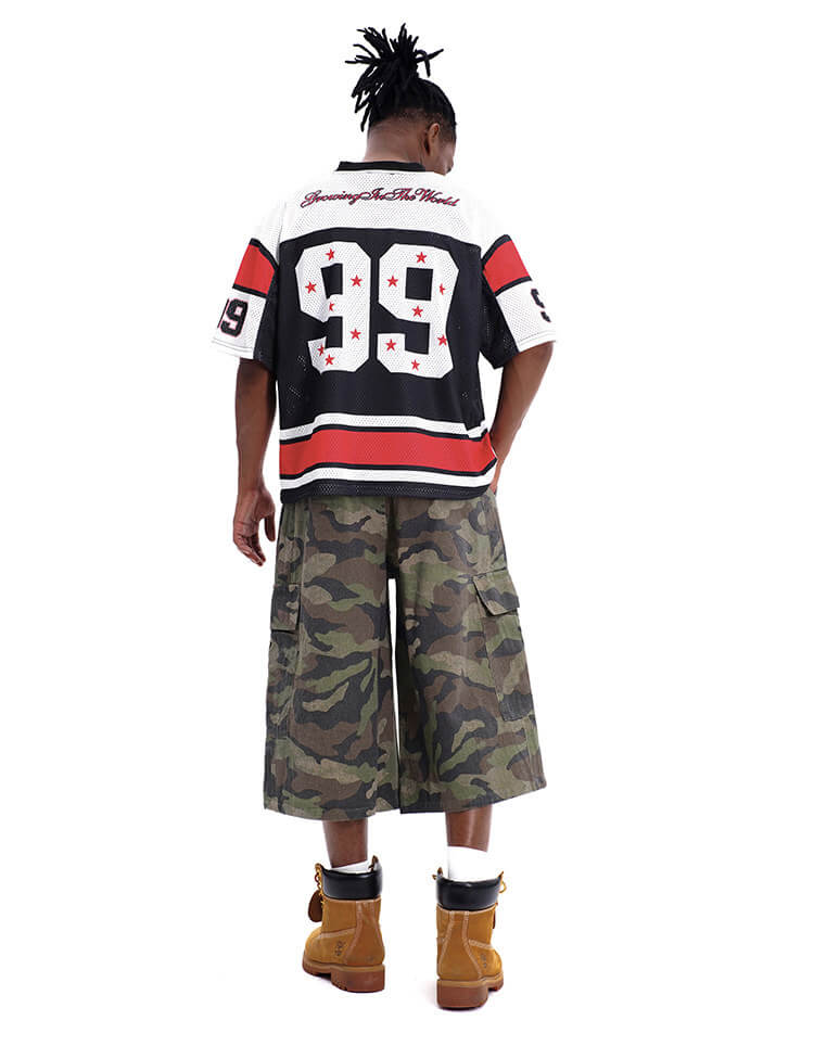F3F Select Star 99 Numbering Color Block Mesh Short Sleeve Jersey | Face 3 Face