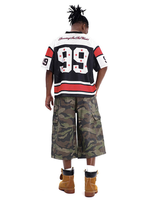 F3F Select Star 99 Numbering Color Block Mesh Short Sleeve Jersey | Face 3 Face
