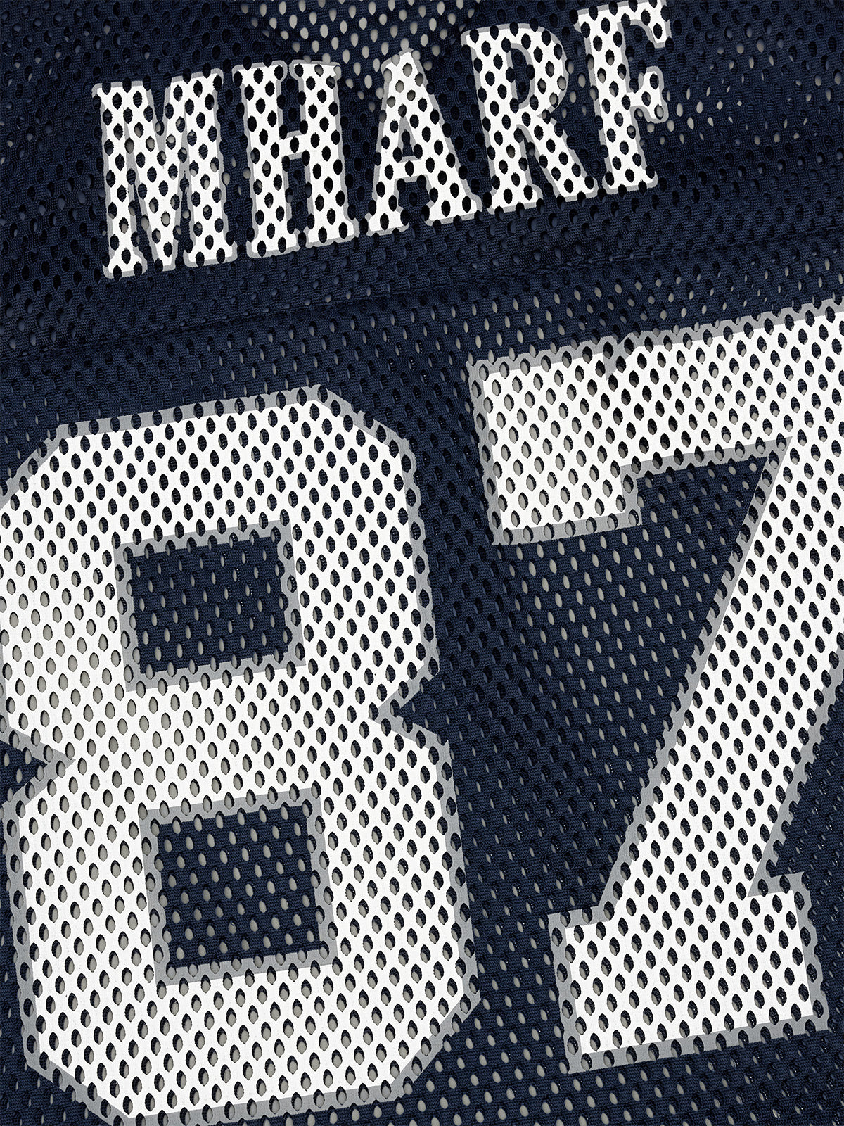 MHARF 87 Star Logo Vintage Mesh Uniform Hockey Jersey | Face 3 Face