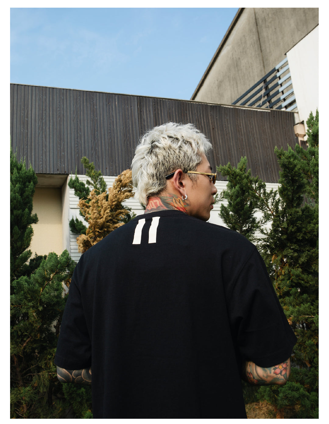 S45 Text Typography Basic Print Tee | Face 3 Face