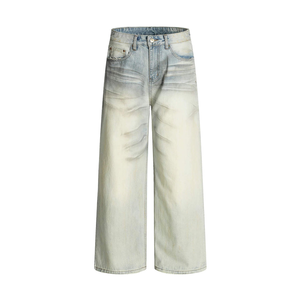 JHYQ Heavy Washed Vintage Jeans | Face 3 Face
