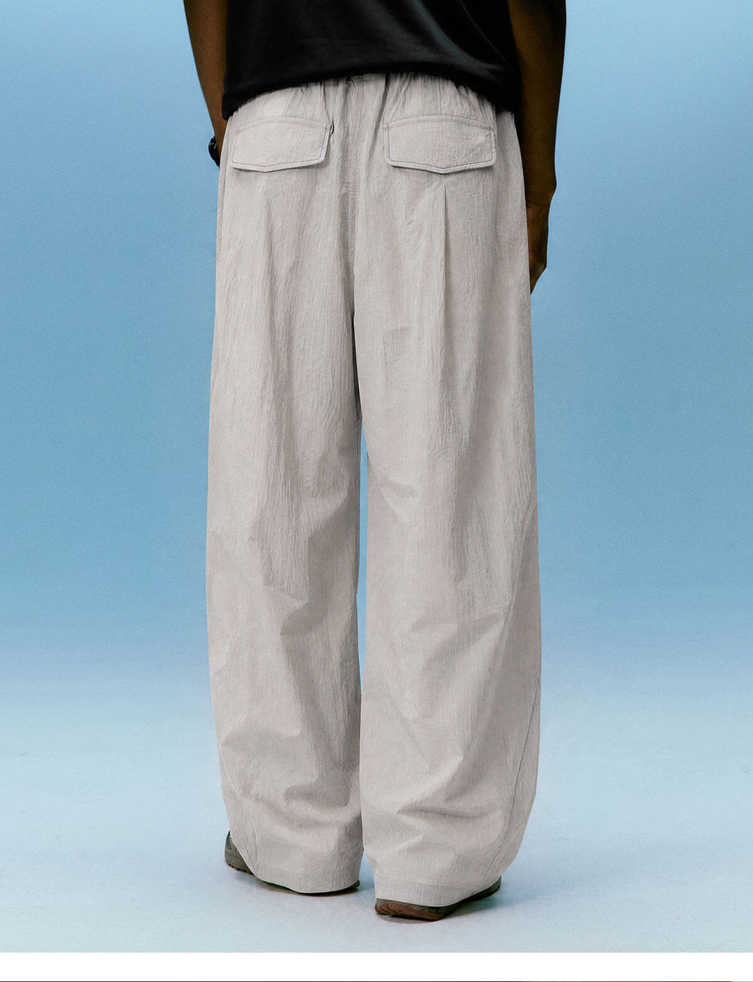MEDM Contrast Stitch Lightweight Utility Track Pants | Face 3 Face