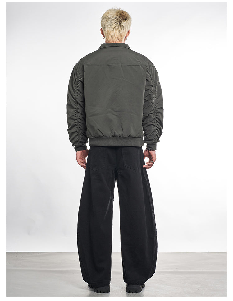 F3F Select Windproof Fabric Quilted Lining Bomber Jacket | Face 3 Face