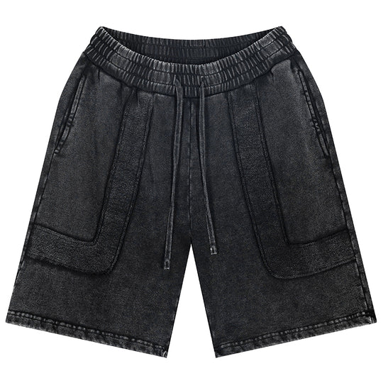 F3F Select Washed & Old Patchwork Short Sweatpants