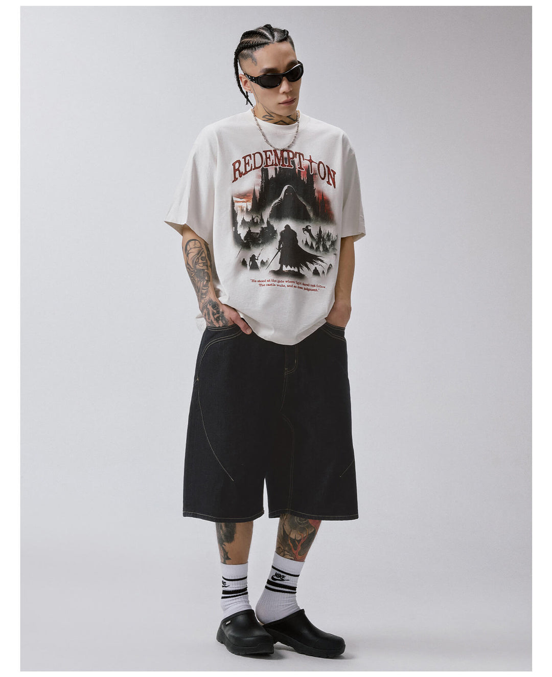 F2CE Redemption Vintage Print Short Sleeve Tee | Face 3 Face