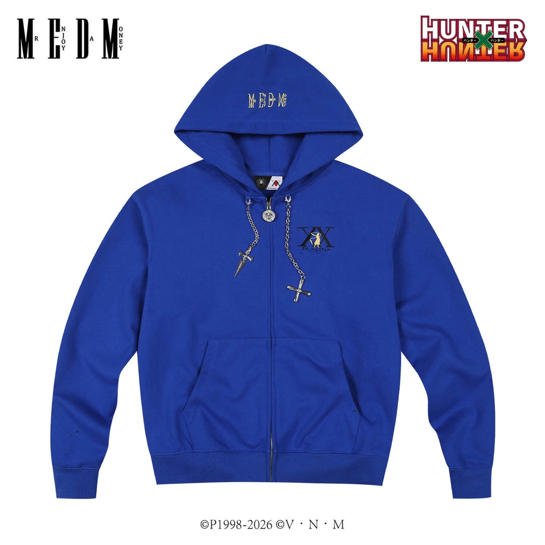 MEDM × HUNTER×HUNTER Character Icon Zip Up Hoodie | Face 3 Face