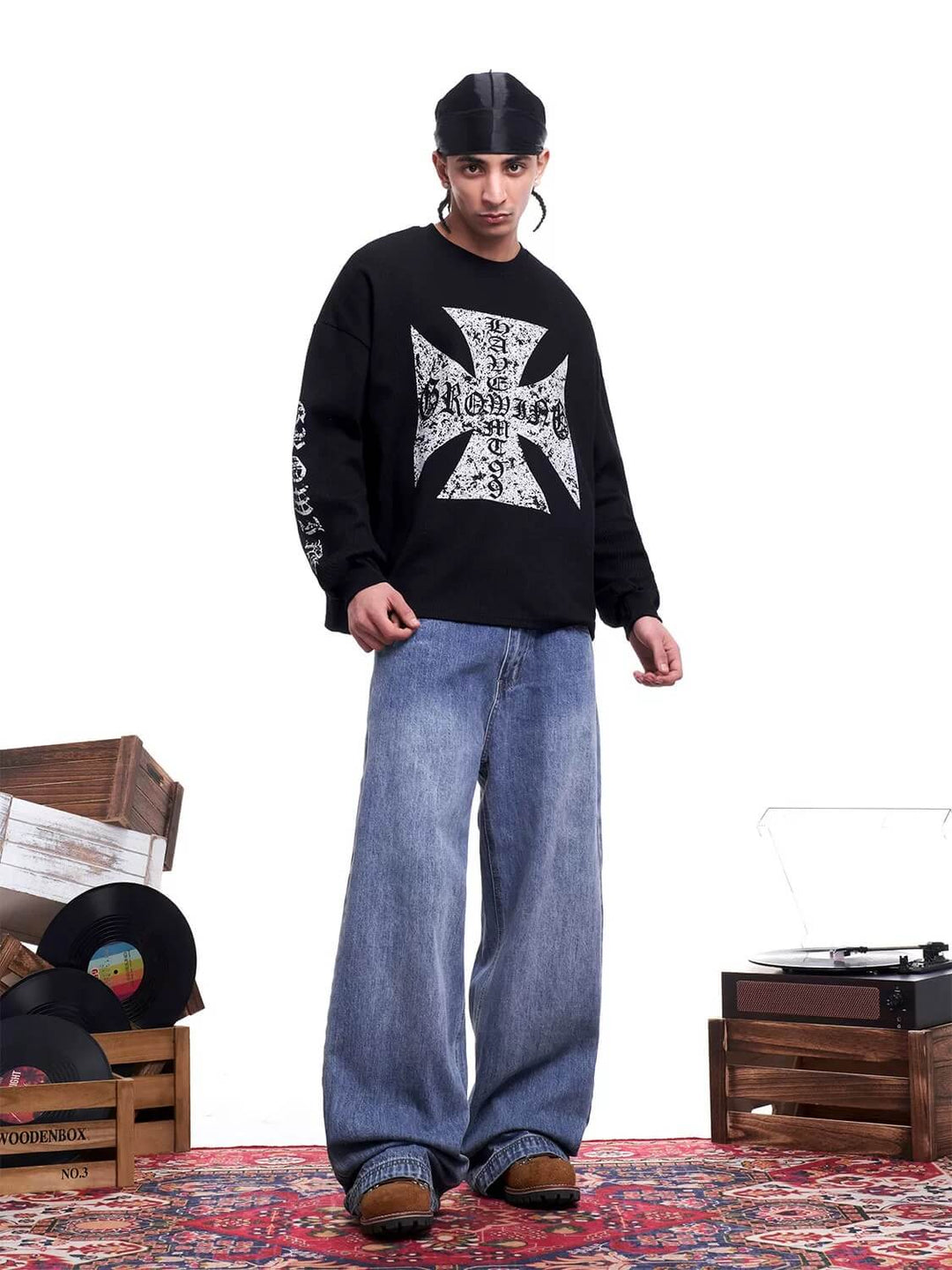 F3F Select Classic Wash Baggy Jeans | Face 3 Face