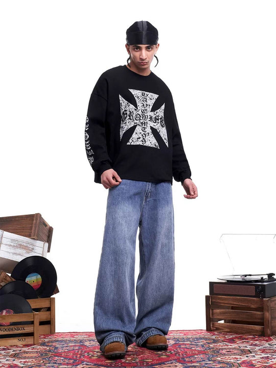F3F Select Classic Wash Baggy Jeans | Face 3 Face