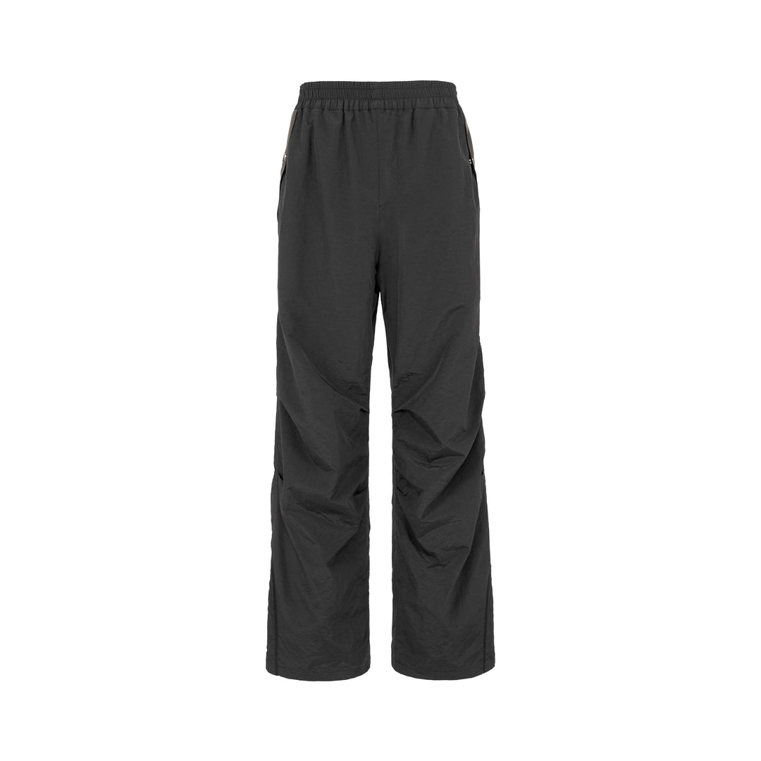 UNDERWATER Colorblocking Dull Leaf Spliced Pants
