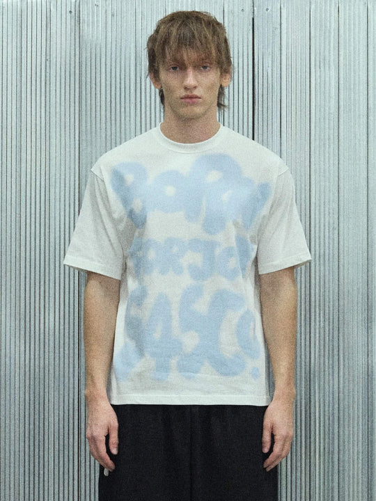 S45 Graffiti Letter Print Short Sleeve Tee | Face 3 Face