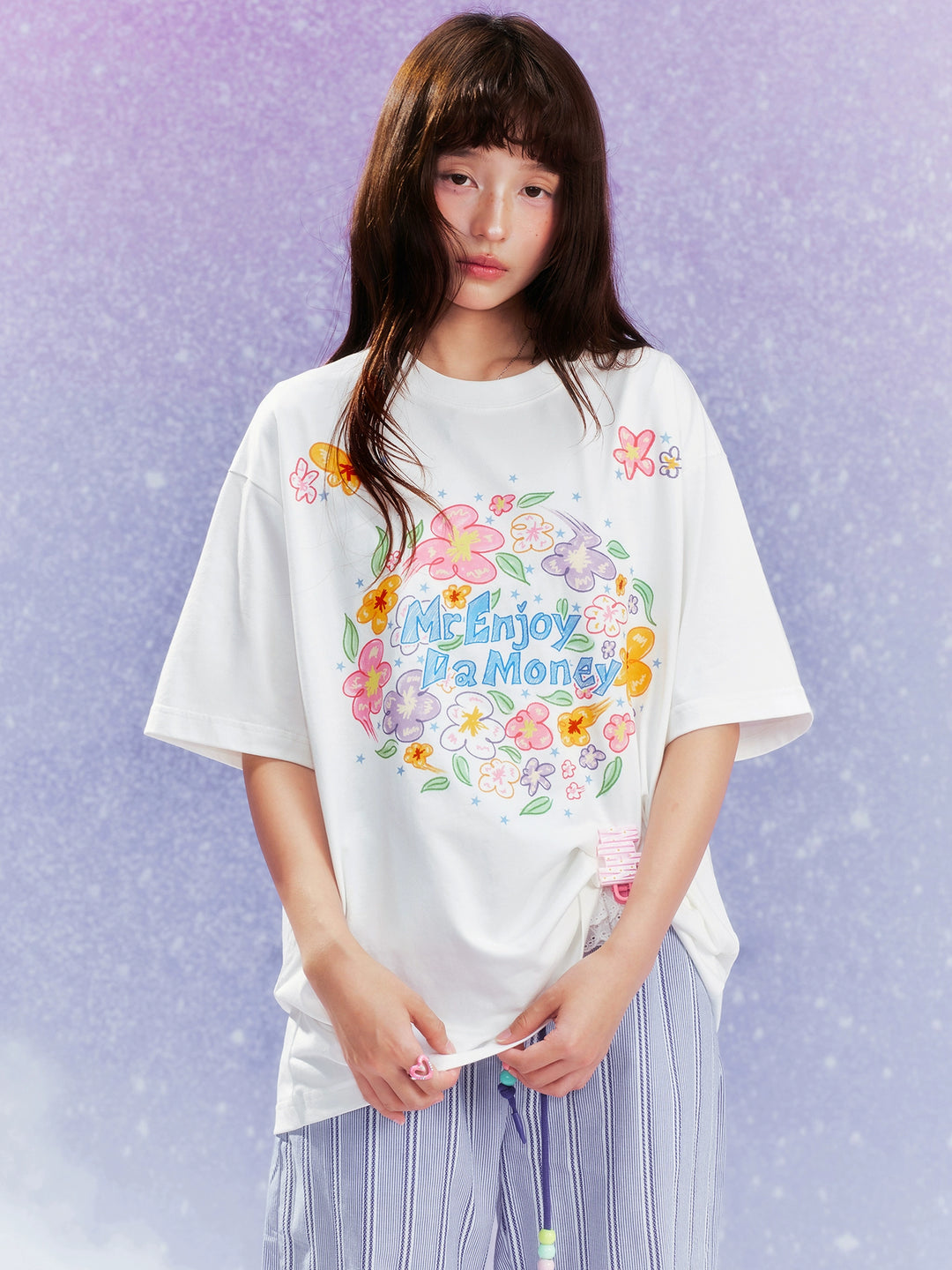 MEDM Graffiti Flower Print Tee | Face 3 Face
