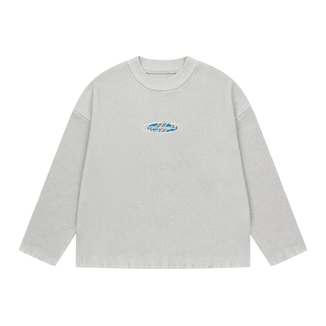 Harsh and Cruel Logo Crewneck Knit Sweater