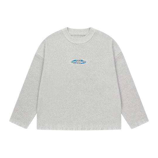 Harsh and Cruel Logo Crewneck Knit Sweater