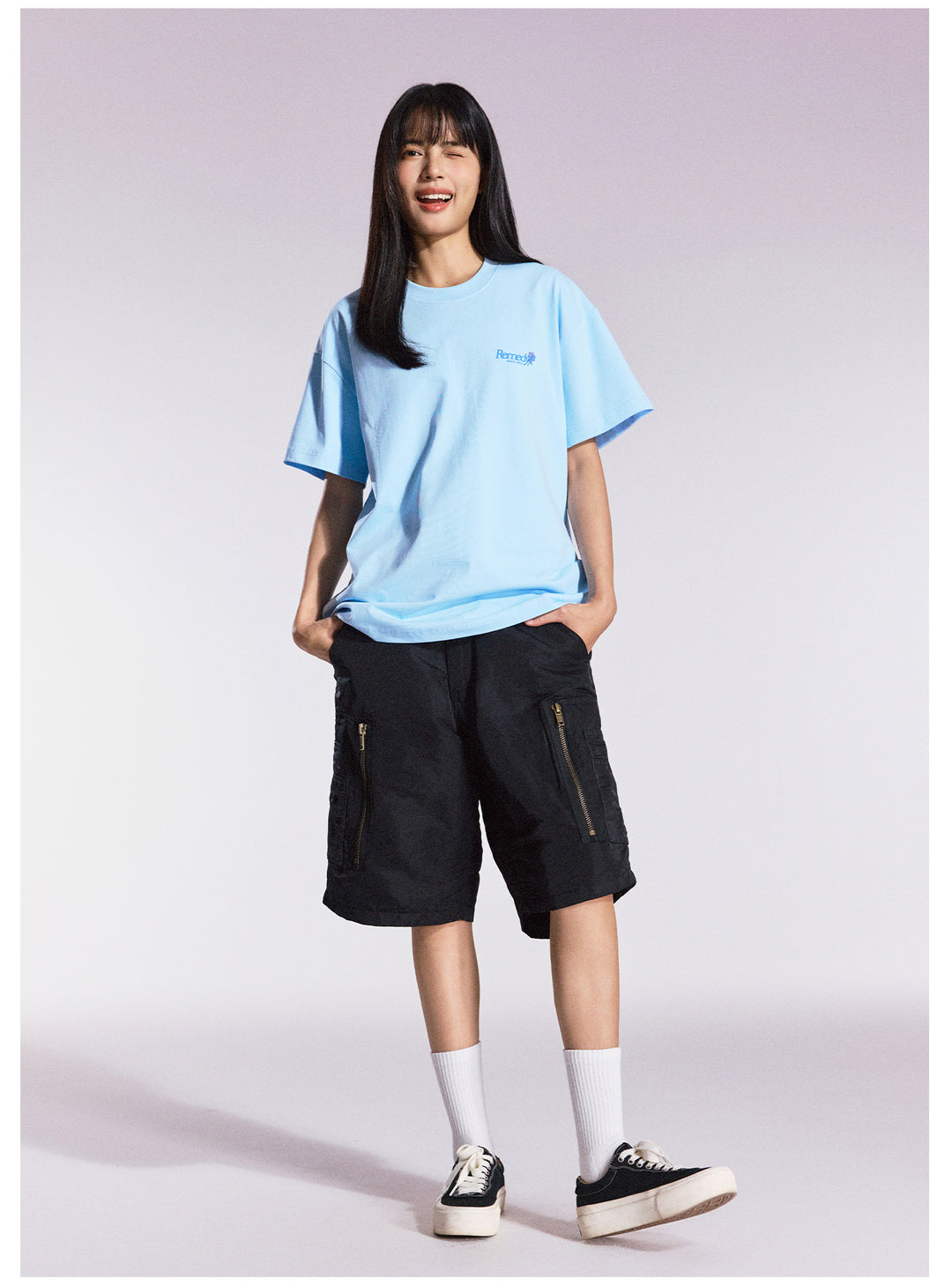 Remedy Small Flowers Foam Print Tee | Face 3 Face