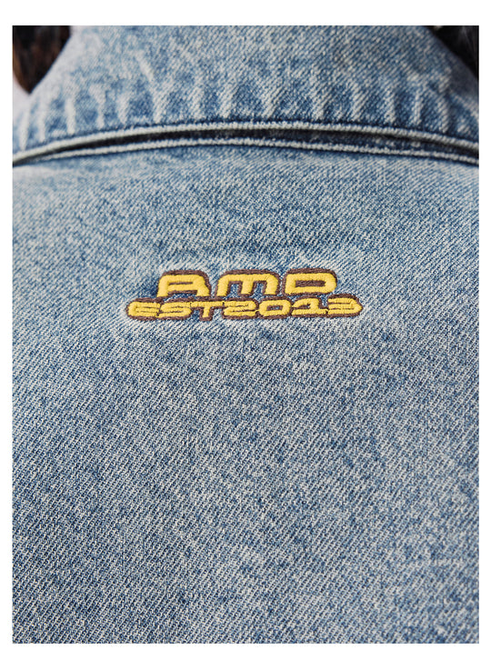 Remedy Washed Denim Zip Up Work Jacket | Face 3 Face