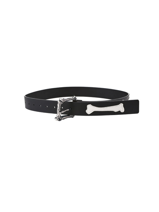 LIBERAFIT Bone Buckle Bone Patch Cowhide Belt | Face 3 Face
