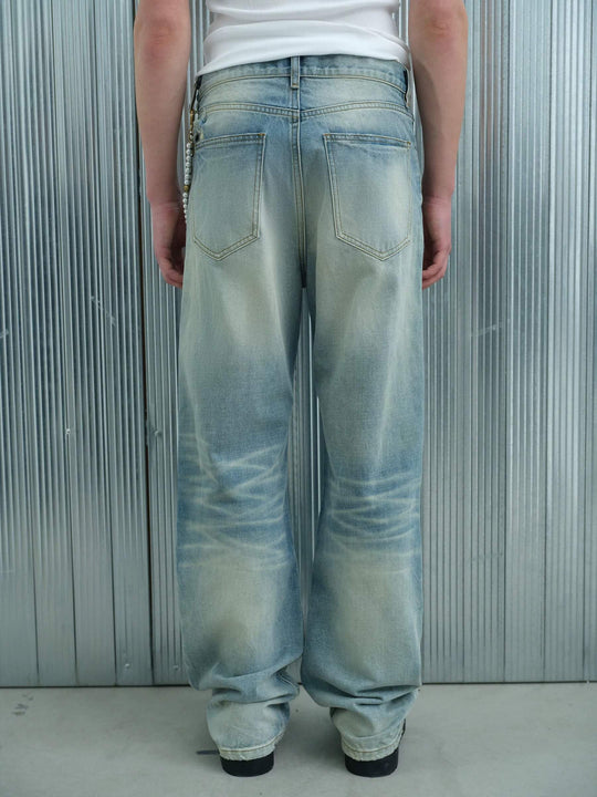 S45 Vintage Whisker Wash Distressed Jeans