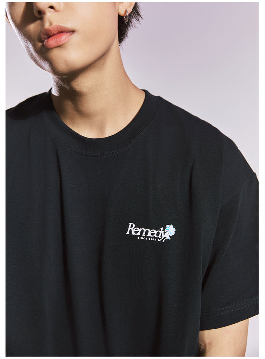 Remedy Small Flowers Foam Print Tee | Face 3 Face