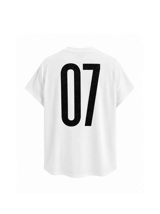 KARMANISTIC Big Glitter Logo Print Short Sleeve Tee | Face 3 Face