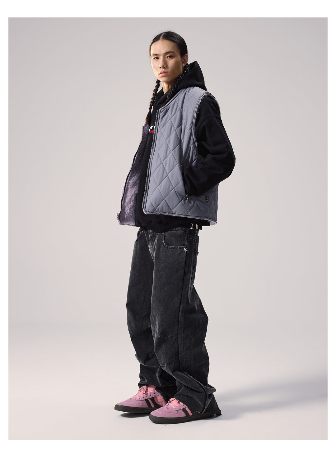 Remedy Fleece Quilted Reversible Vest | Face 3 Face