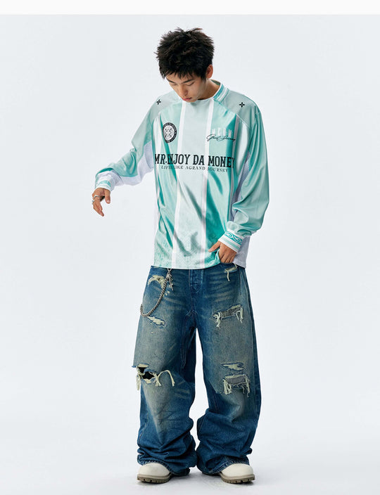 MEDM Ethnic Pattern Long Sleeve Jersey | Face 3 Face