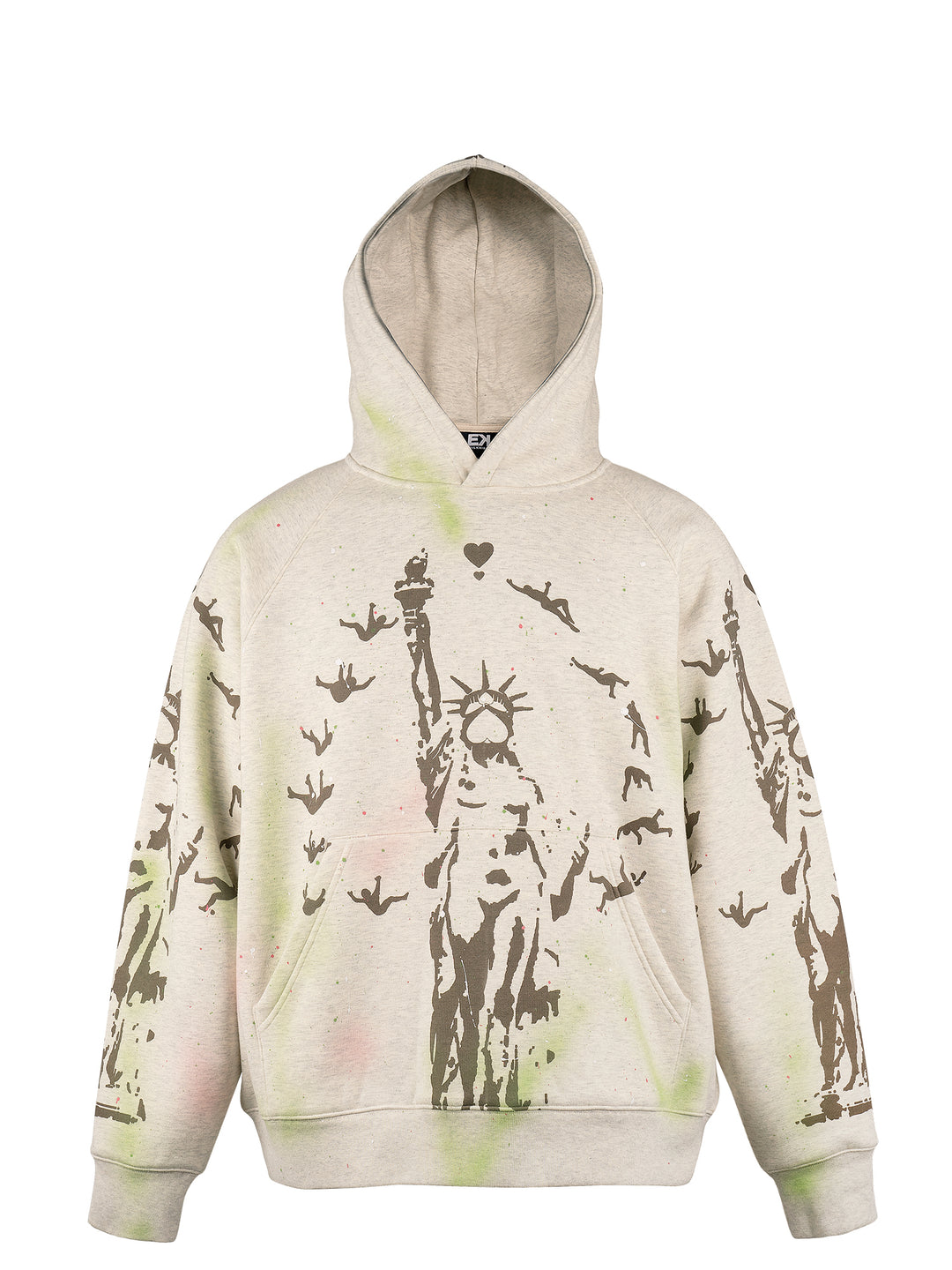 EVILKNIGHT(EK) Hand Splash Ink Spray Paint Hoodie