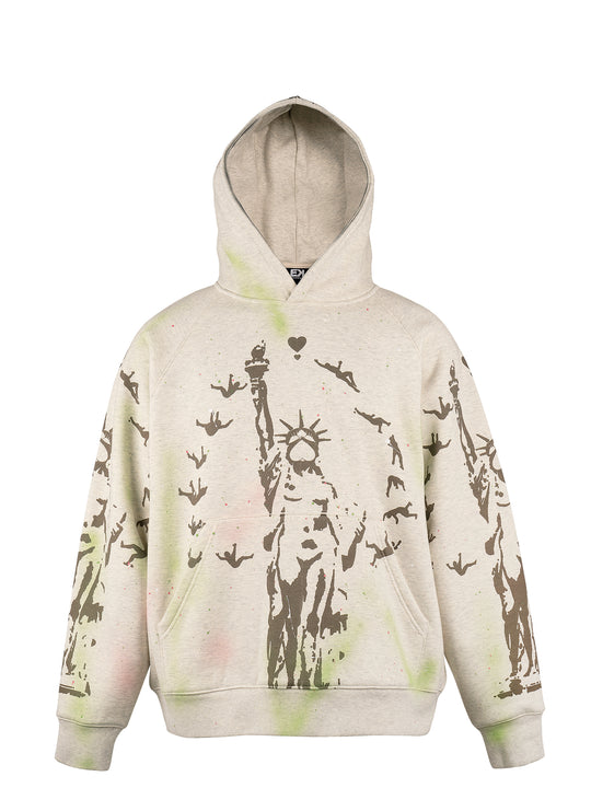 EVILKNIGHT(EK) Hand Splash Ink Spray Paint Hoodie