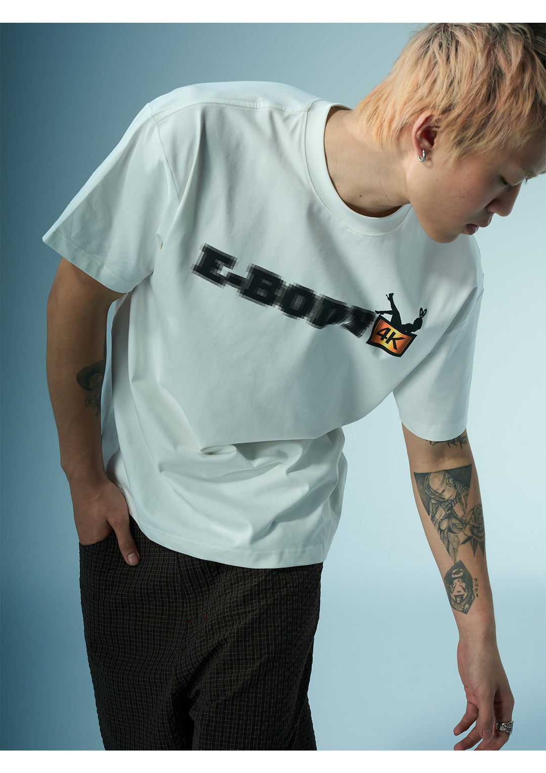 EVILKNIGHT(EK) Mosaic Letter Printed Tee | Face 3 Face