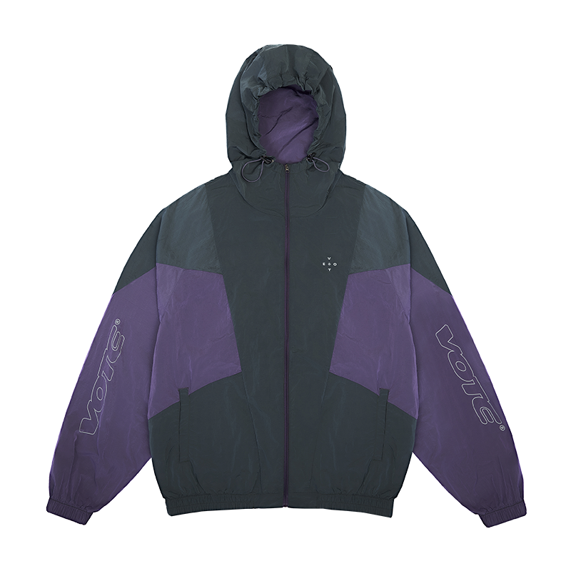 VOTE Colorblock Outdoor Windbreaker Jacket