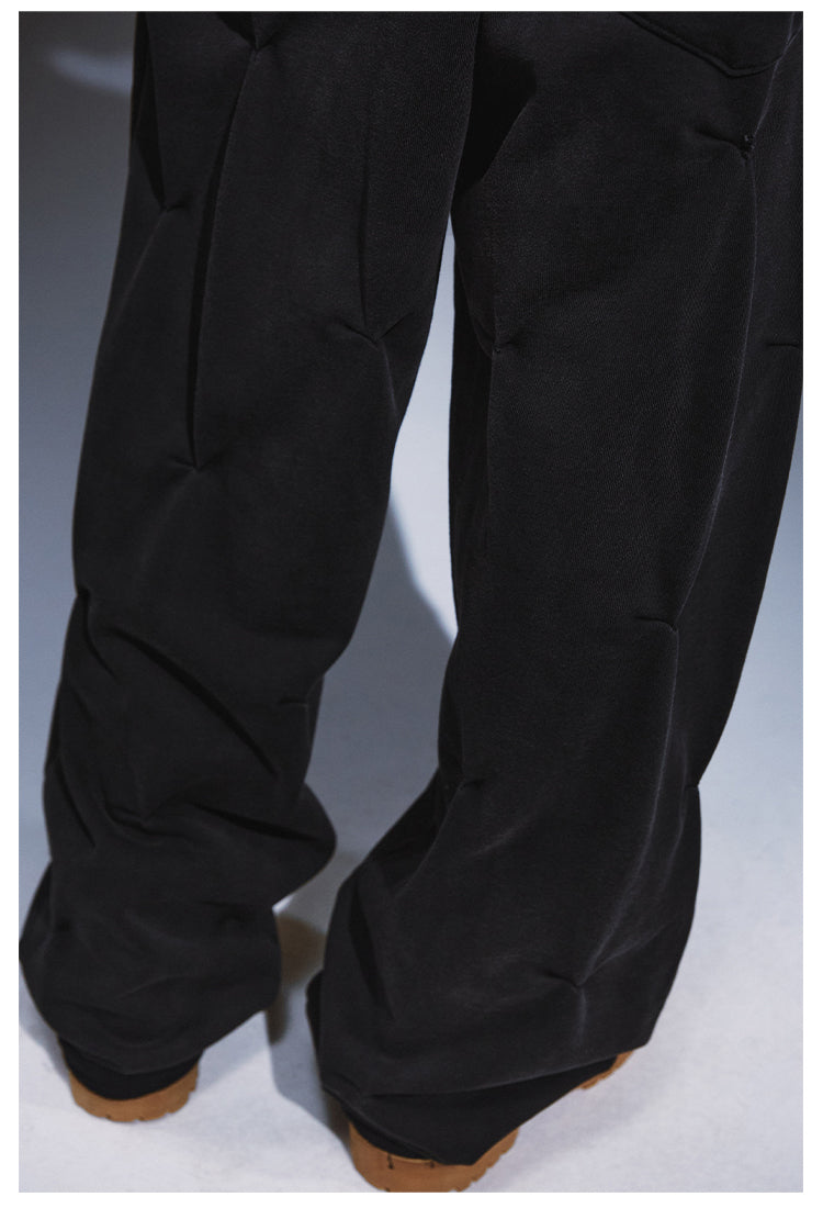 Remedy Aged Print Pinch Pleated Baggy Sweatpants | Face 3 Face