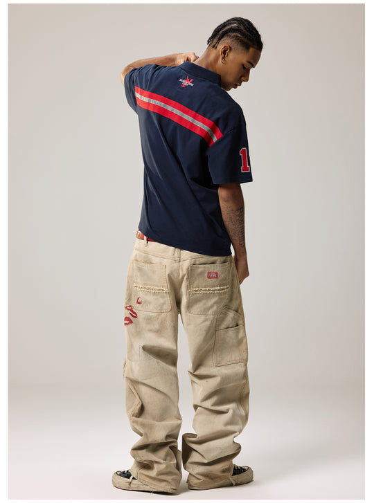 Remedy Cocktail Glass Girl Embroidery Polo Shirt | Face 3 Face