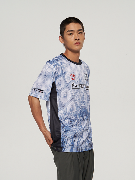AVENUE & SON Thousand-Armed Avalokiteshvara Soccer Jersey | Face 3 Face
