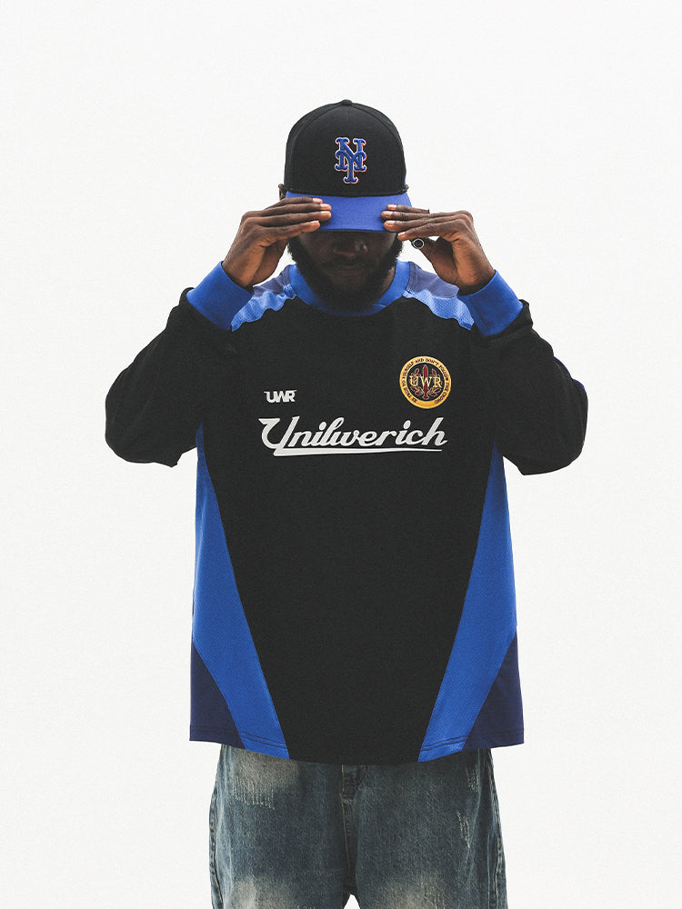 UNTILWERICH 3D Cut Long Sleeve Soccer Jerseys | Face 3 Face