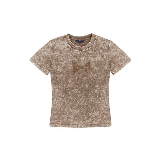 1807 18xxx7 3D Embroidered Tie Dye Slim Tee | Face 3 Face