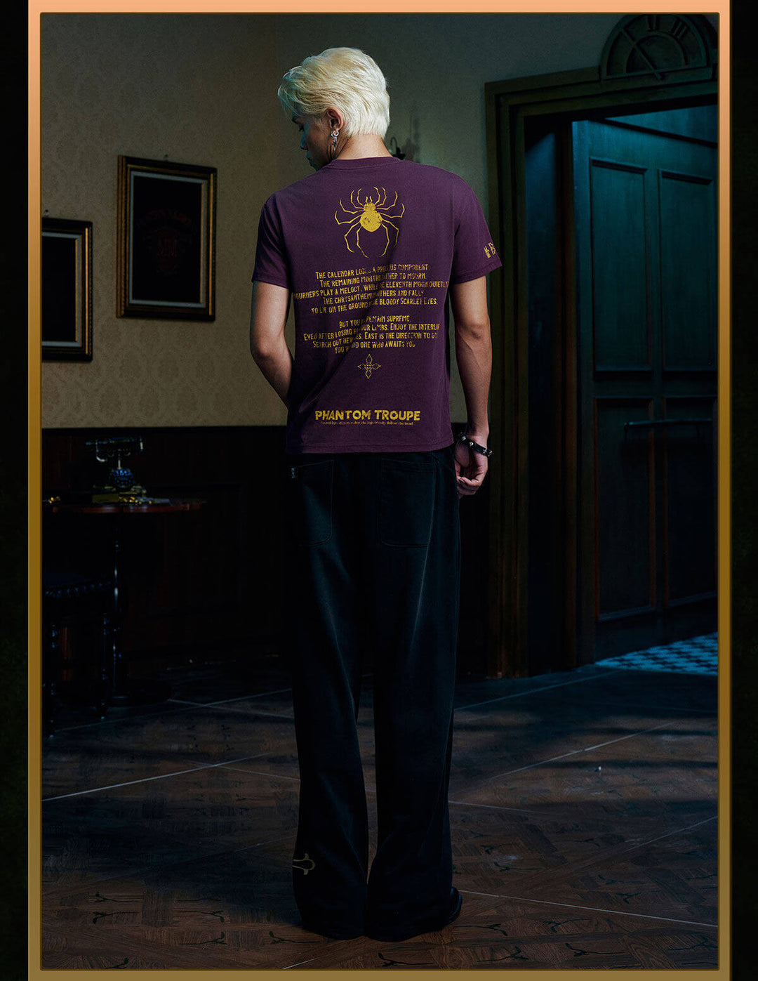MEDM × HUNTER×HUNTER Icon and Spider Print Short Sleeve Tee | Face 3 Face