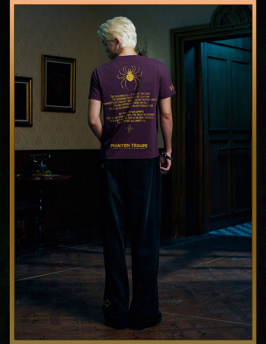MEDM × HUNTER×HUNTER Icon and Spider Print Short Sleeve Tee | Face 3 Face